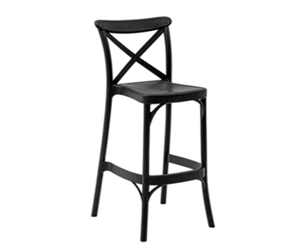 Ottoman Rectangular Seat - Black