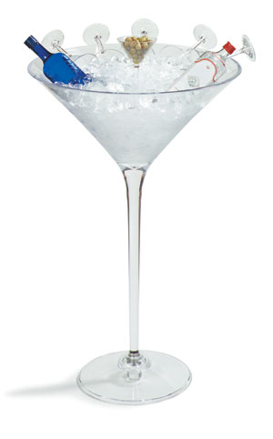 Giant clearance martini glass