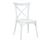 Crossback Chair White